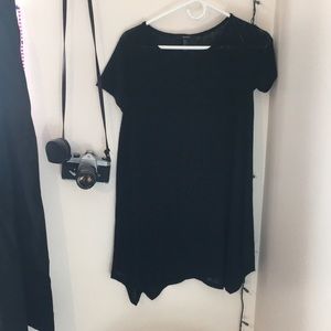 Black t-shirt dress